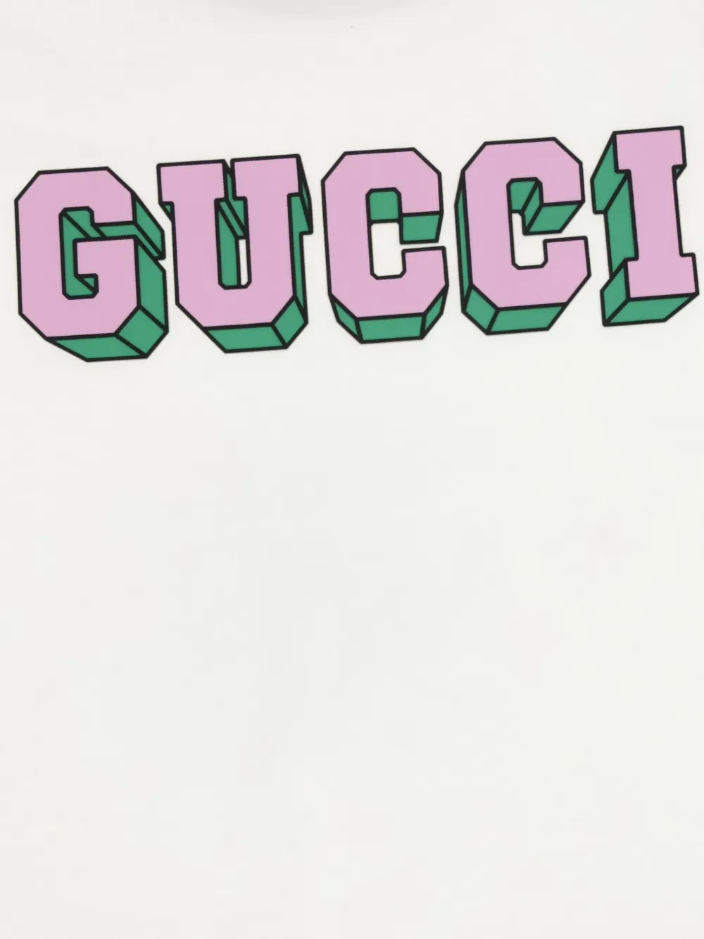 Gucci Kids T-shirt met logoprint Wit