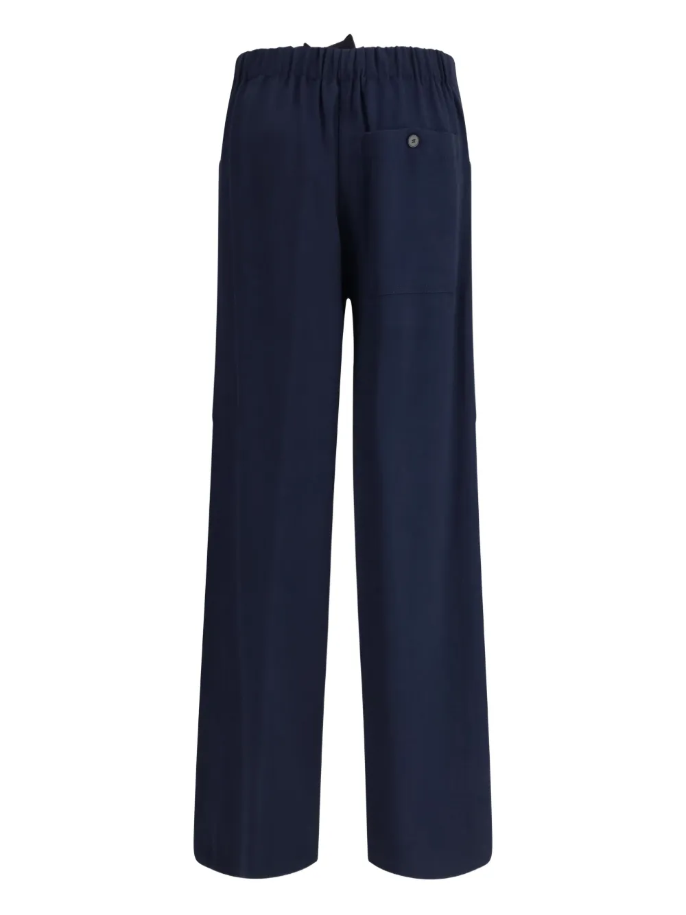 Forte Forte Drawstring Cotton Bull Trousers In Blue