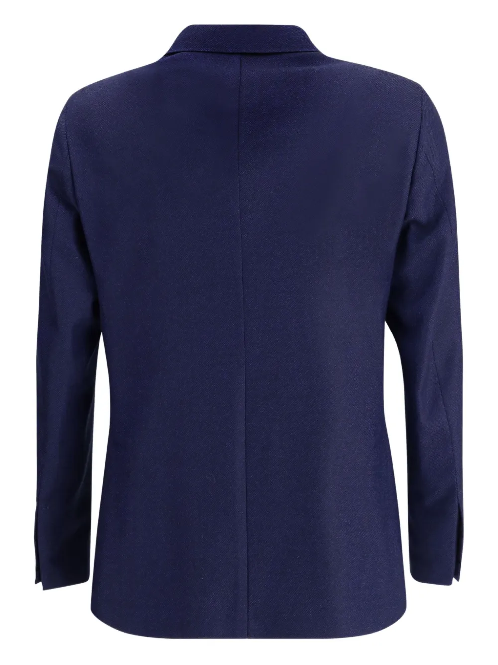 Gi Capri Double-breasted Jacket In Virgin Wool In Blue