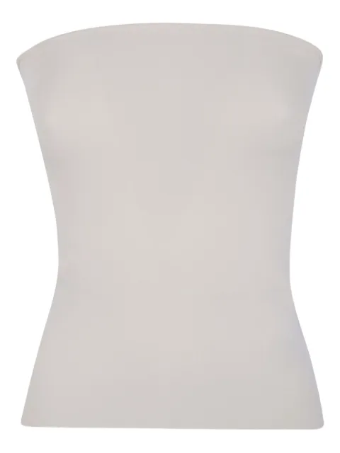 ENTIRE STUDIOS top tejido de canalé strapless