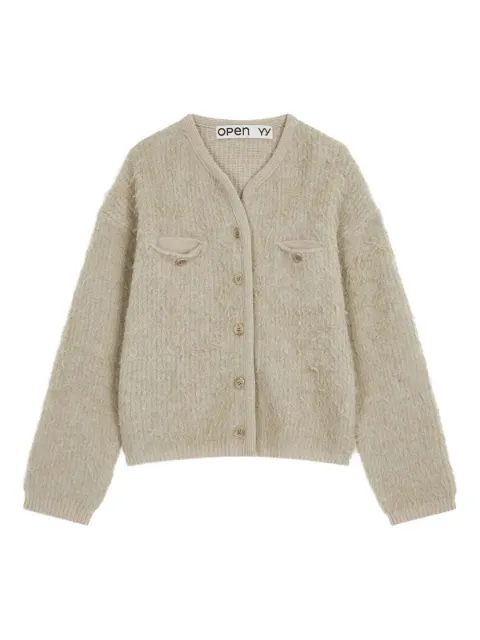 Open YY Shaggy cardigan