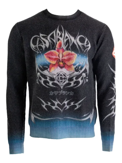 Casablanca suéter con cuello redondo