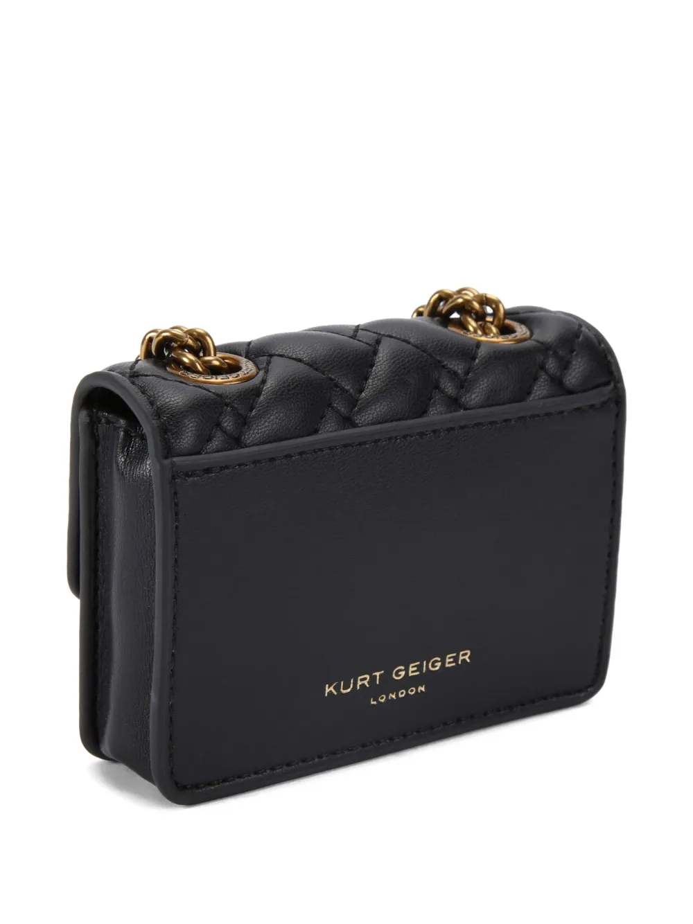 Kurt Geiger Micro Kensington Kurt Shoulder Bag In Black