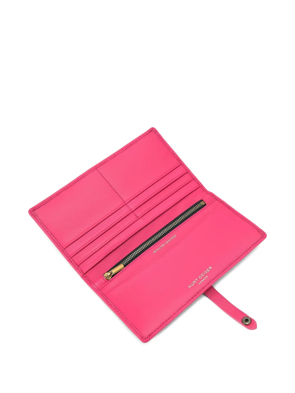 Kurt Geiger Kensington Soft Wallet In Pink