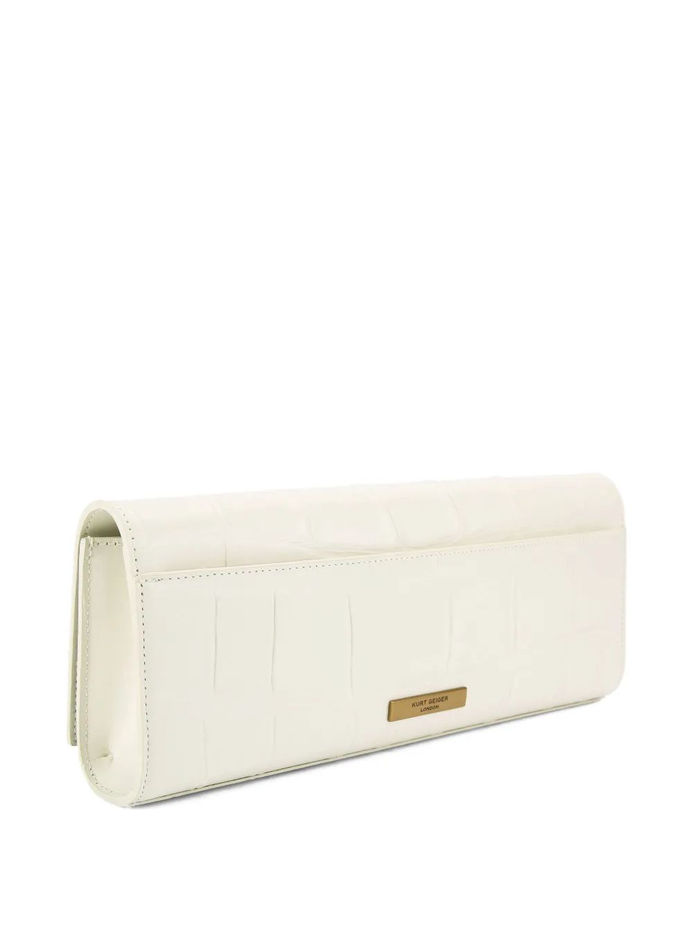 Kurt Geiger Chelsea Clutch Bag In White