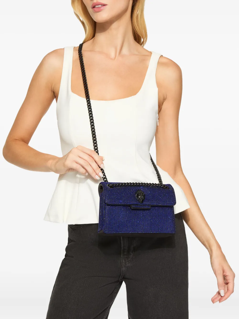 Kurt Geiger London Kensington kleine schoudertas - Blauw