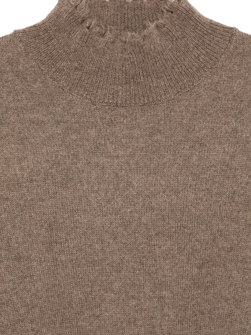 Antonelli Turtleneck Long-sleeved Sweater In Brown