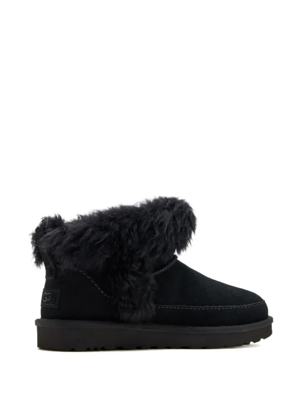 UGG Classic Ultra Mini Chalet Boots | Black | FARFETCH RO