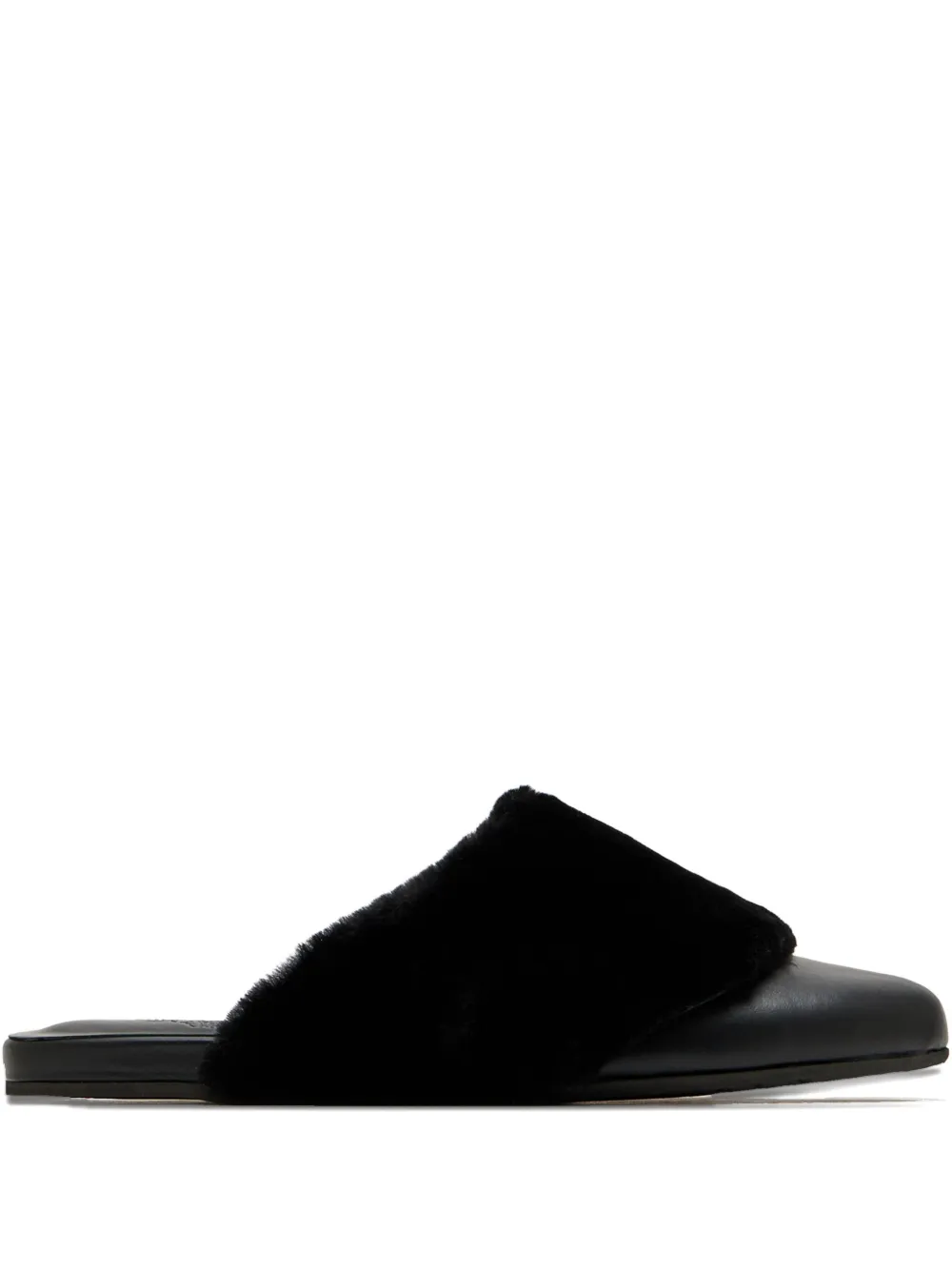 Ancient Greek Sandals Thyone mules | Black | Image 1