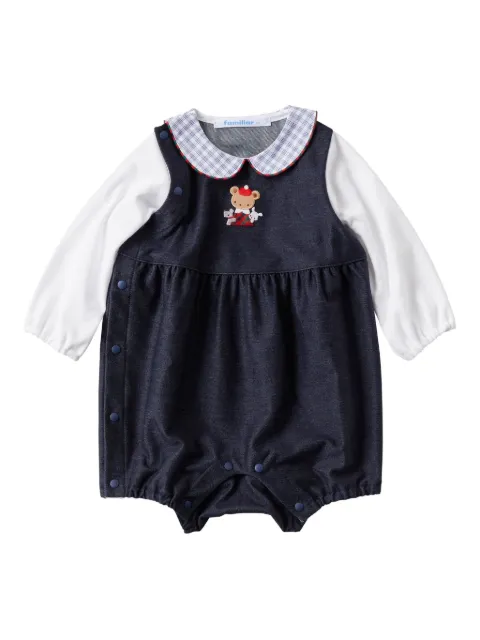 familiar embroidered romper