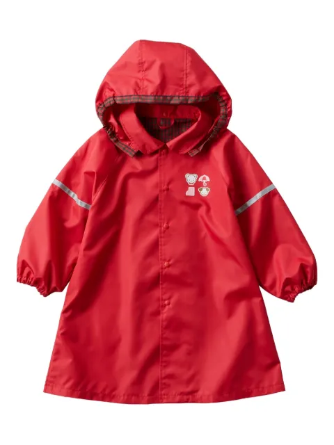 familiar impermeable con logo estampado