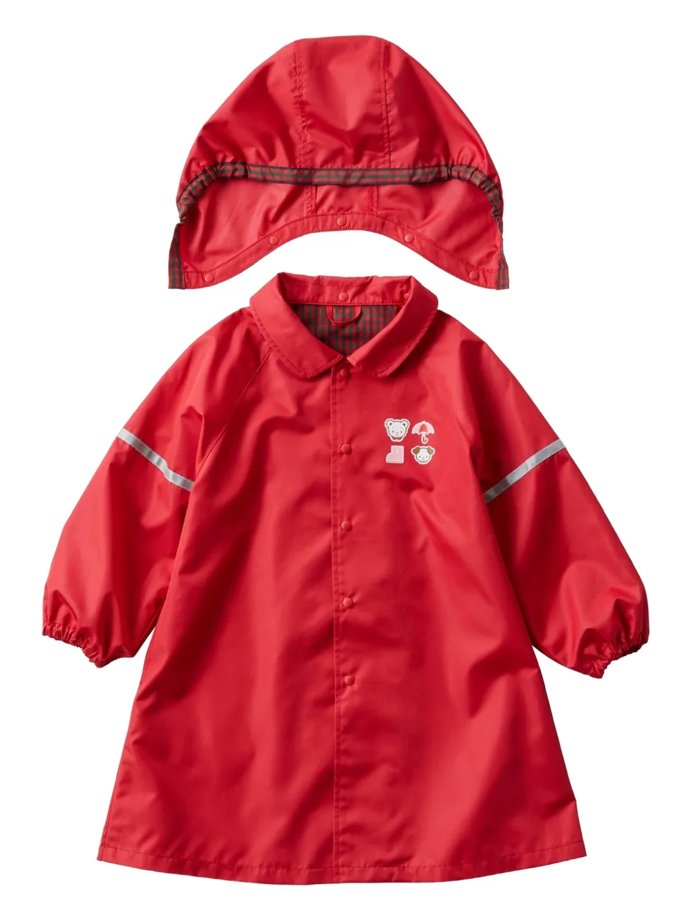 Familiar Logo-print Raincoat In Red