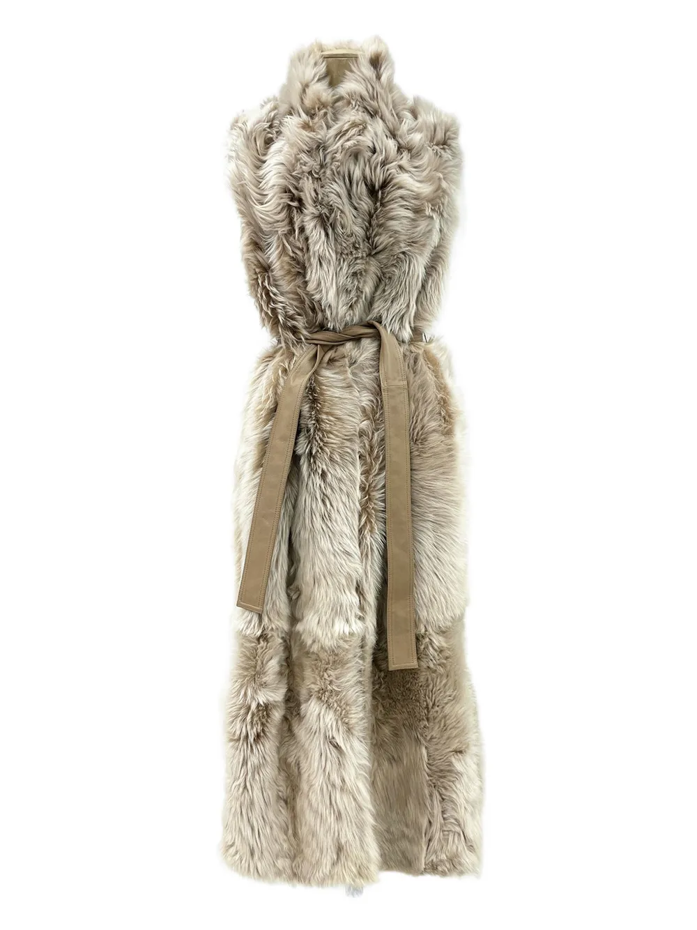 Yves Salomon belted jacket | Neutrals | Image 1