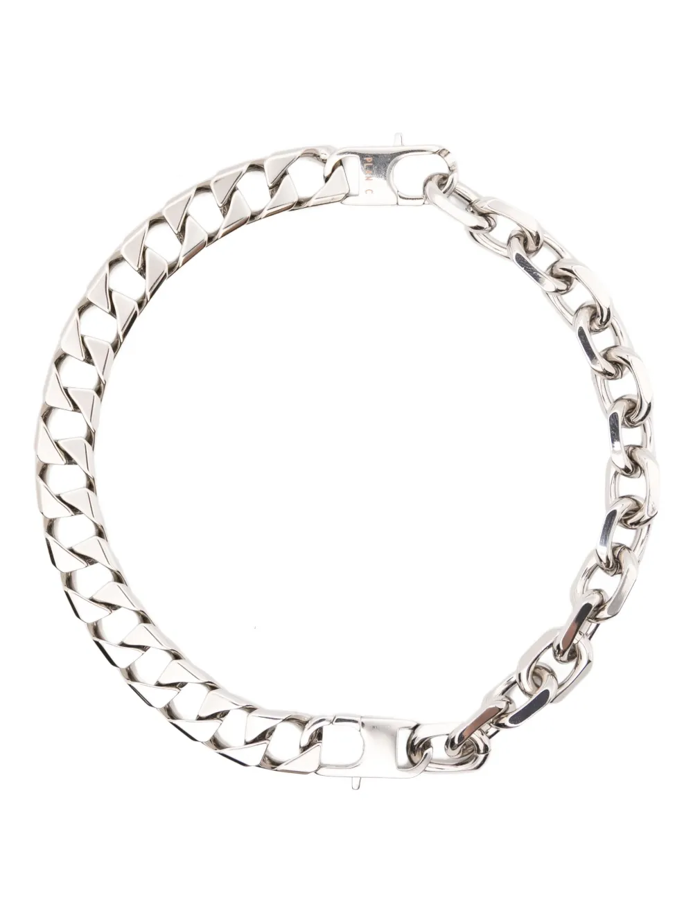 Plan C Chain Necklace In Metallic