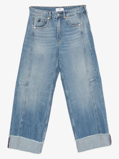 Les Temps des Cerises jeans rectos con tobillos ajustados
