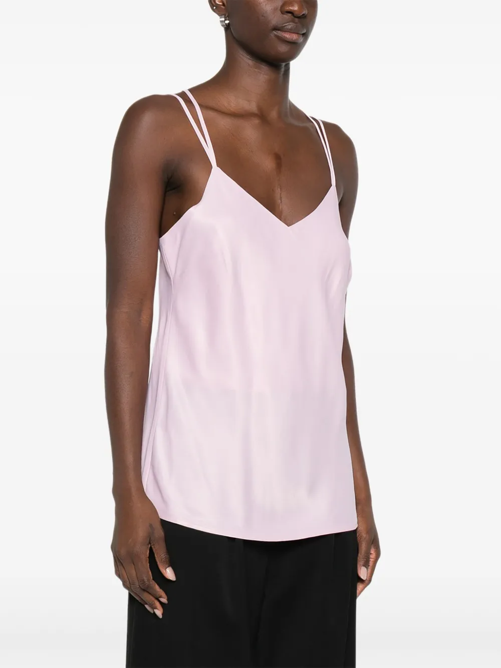 TWINSET Cropped tanktop Roze