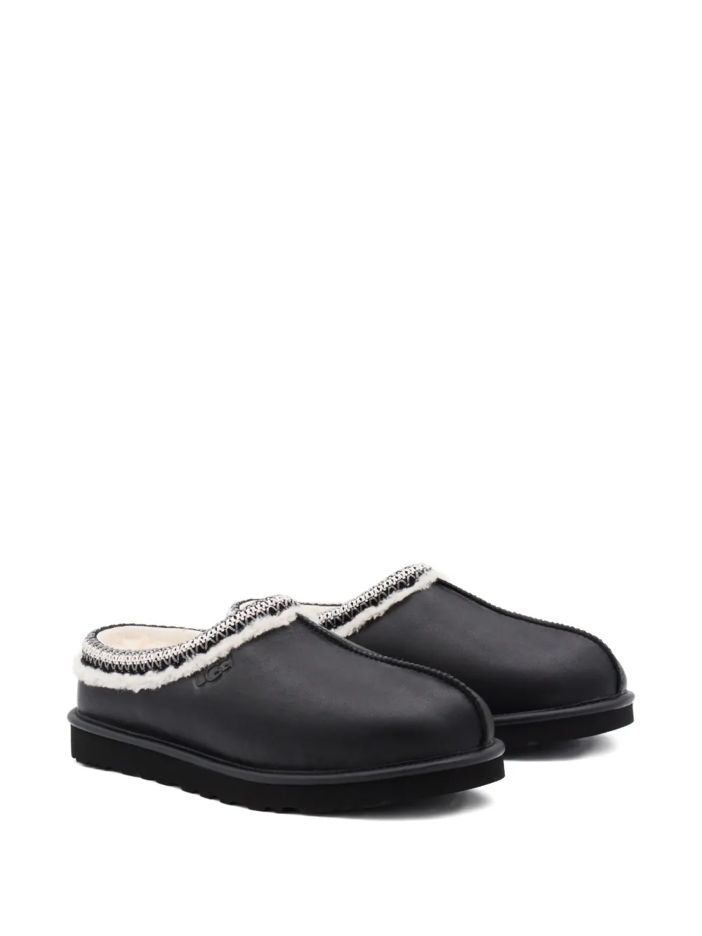 UGG leather loafers - Zwart