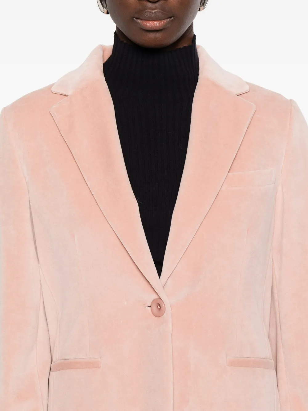 Circolo 1901 Blazer met enkele rij knopen Roze