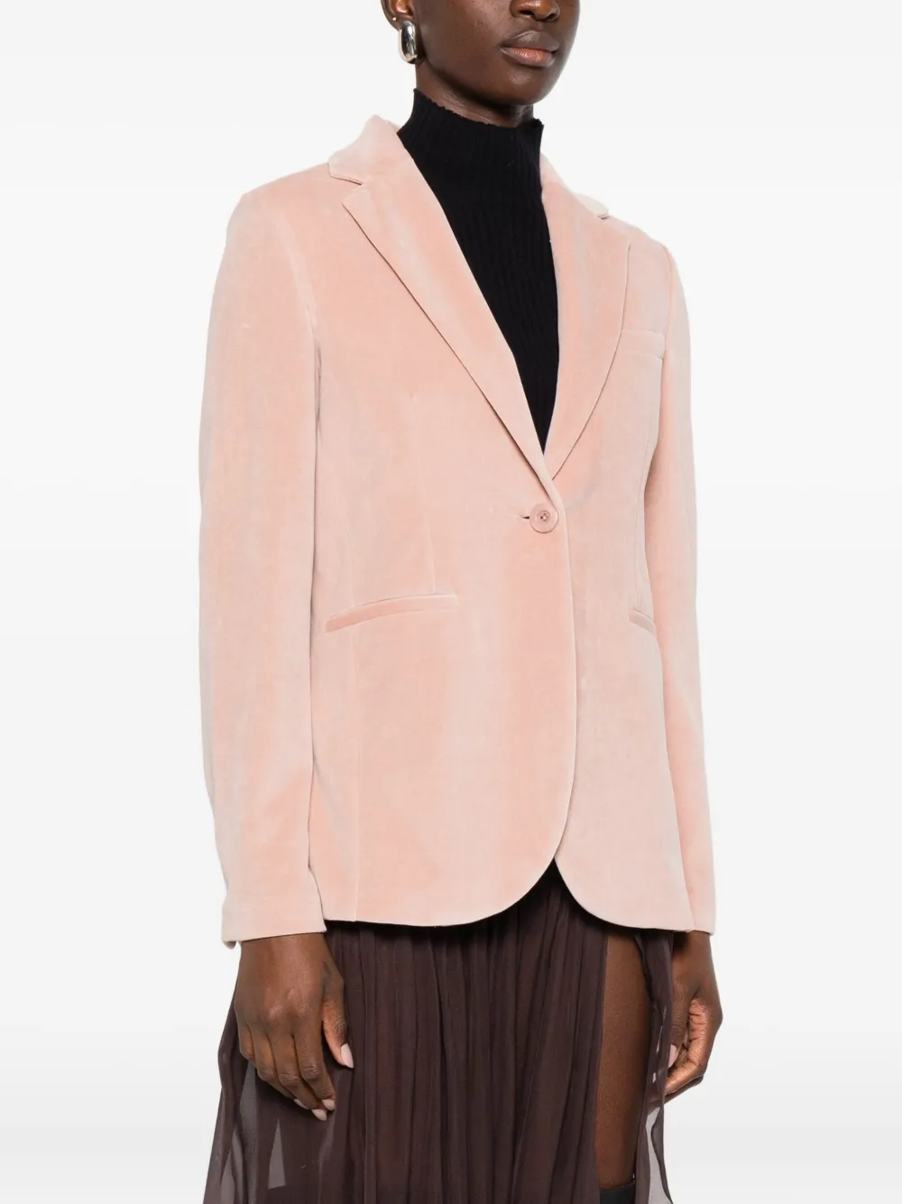 Circolo 1901 Blazer met enkele rij knopen Roze