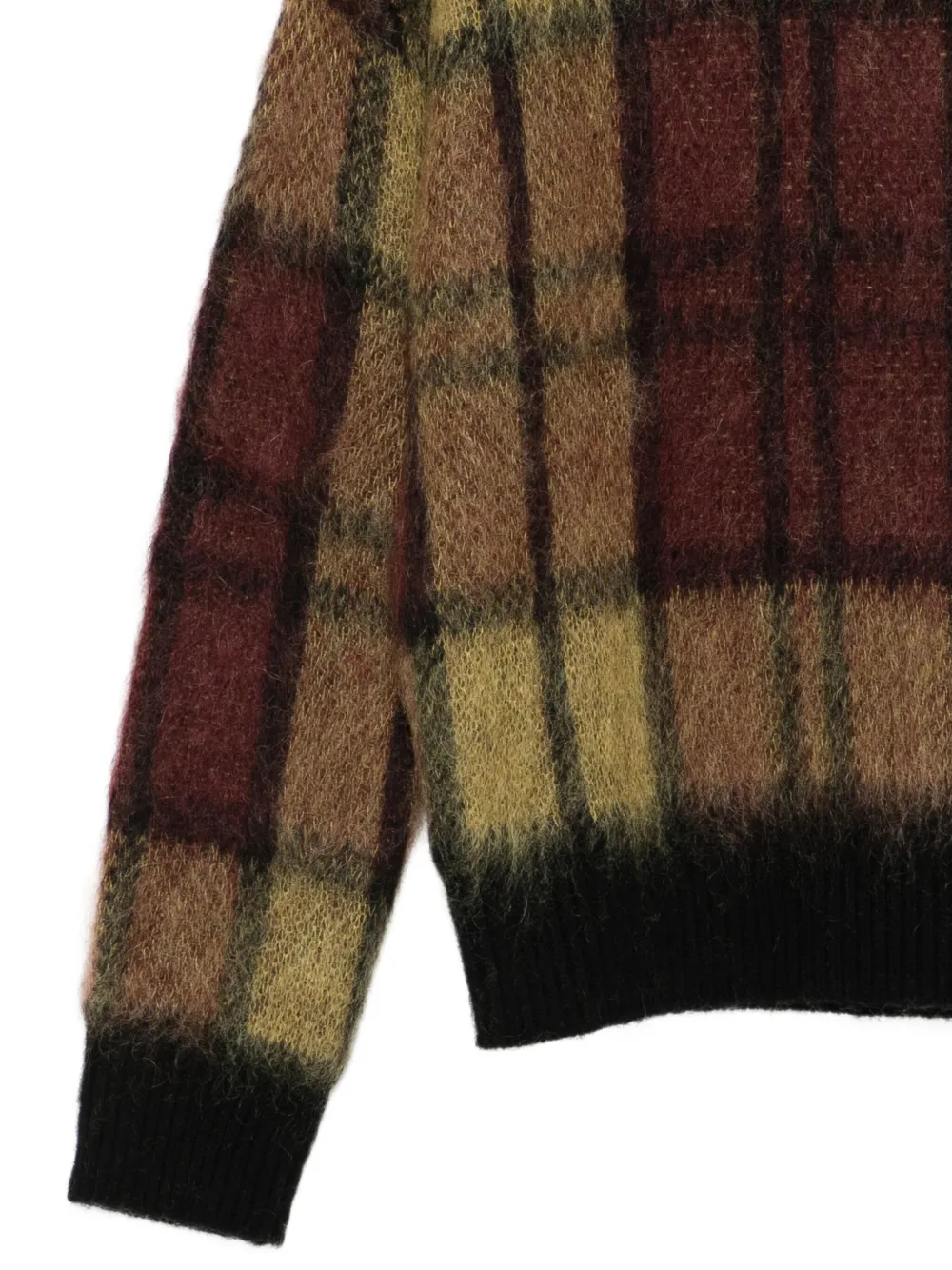 Roberto Collina Geruite trui Veelkleurig