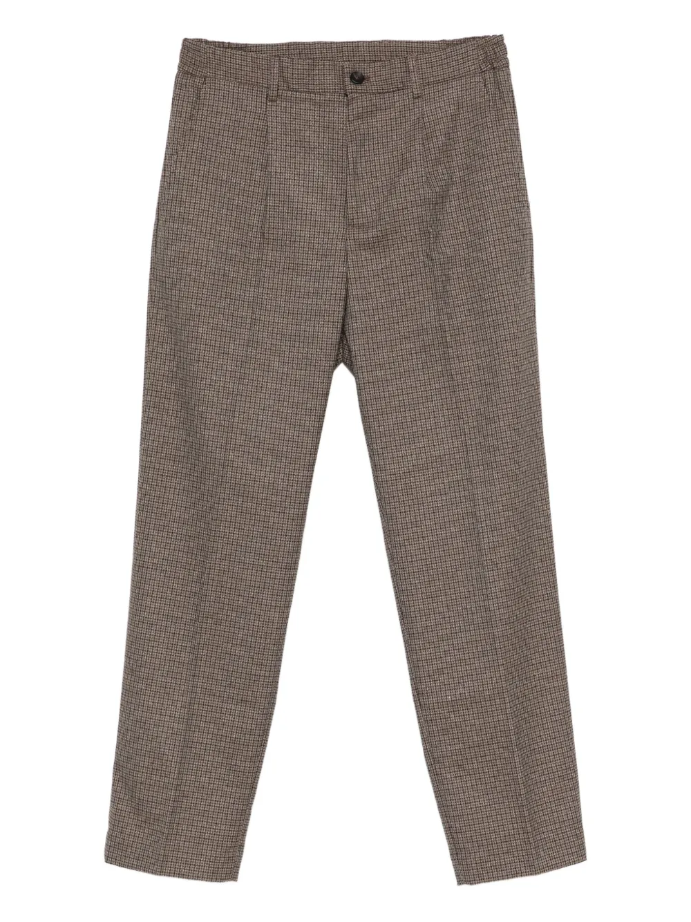 Hosio check-pattern trousers | Brown | Image 1