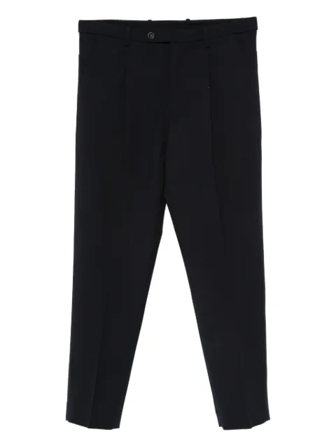 Hosio utsvängda byxor med knäppning