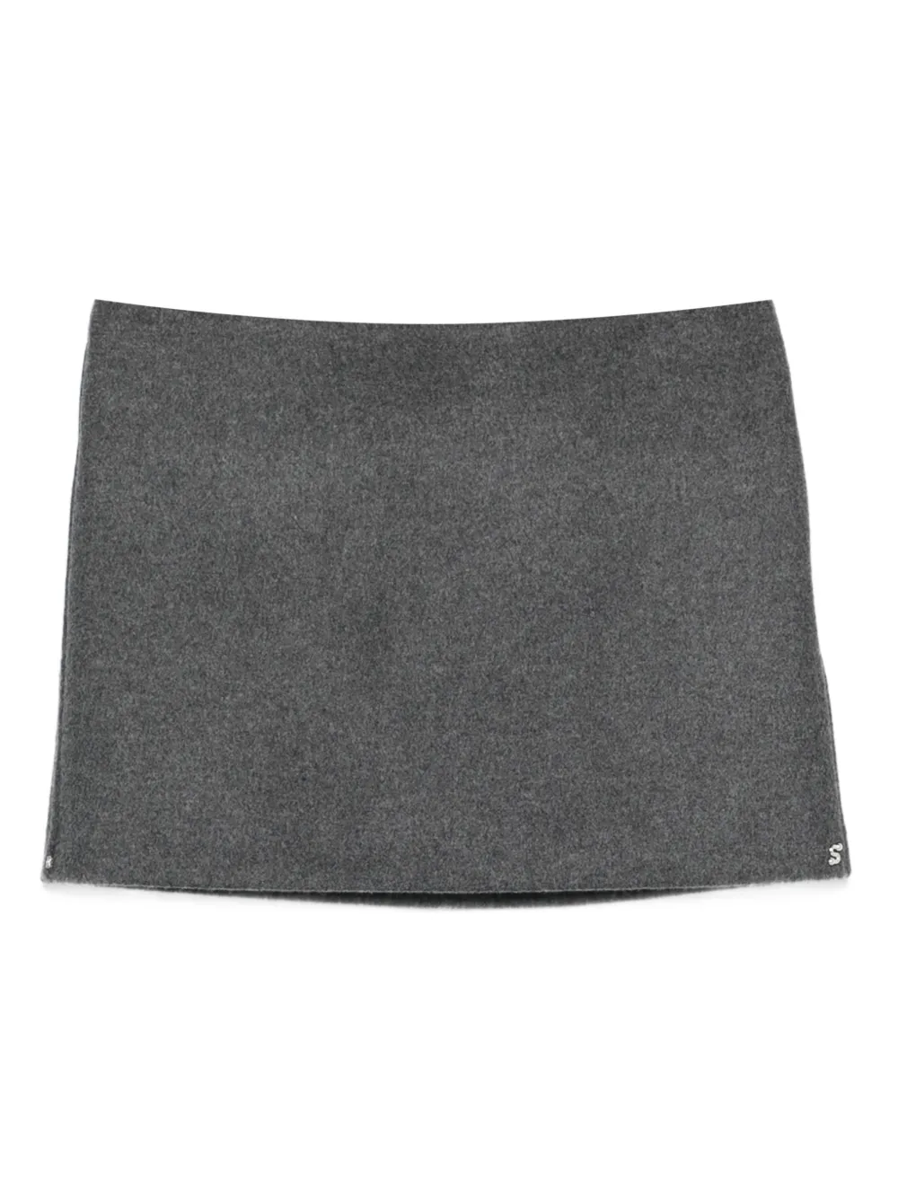 Sportmax Minigonna con logo - Grigio