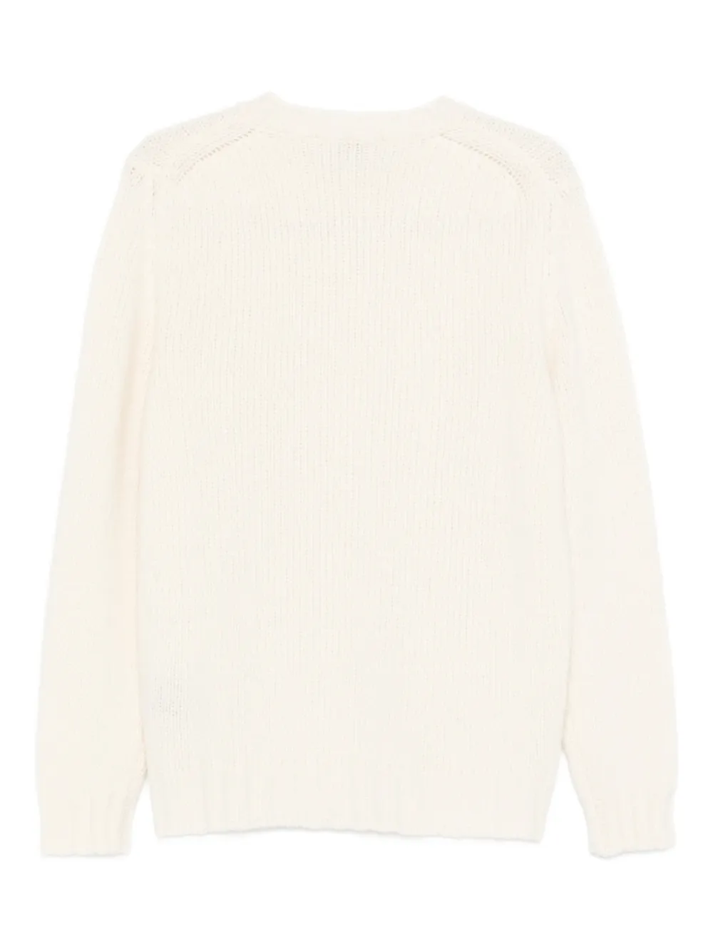 Fedeli Argentina ribbed crew-neck sweater - Beige