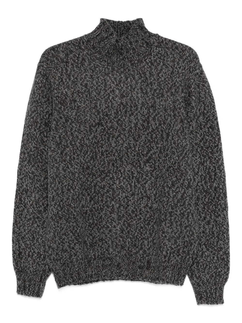 Fedeli mock-neck sweater - Grey