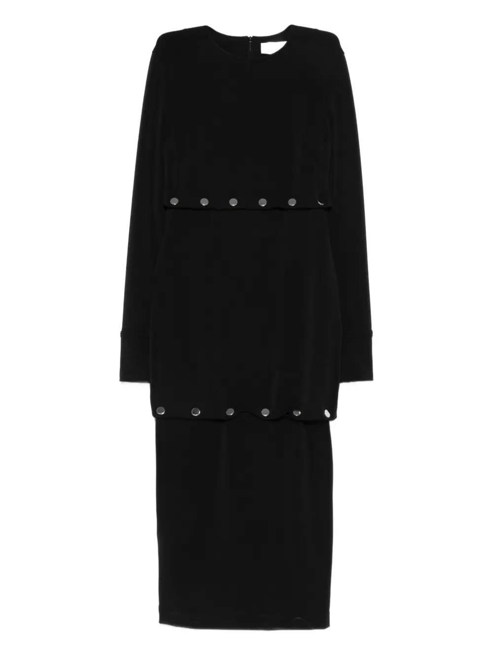 Sportmax Abito nero accorciabile