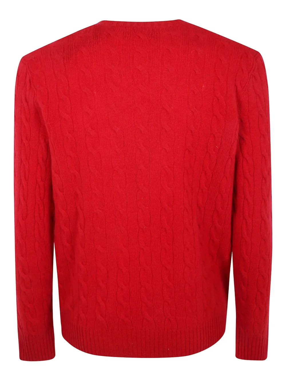 Polo Ralph Lauren cable-knit logo knitwear - Rood