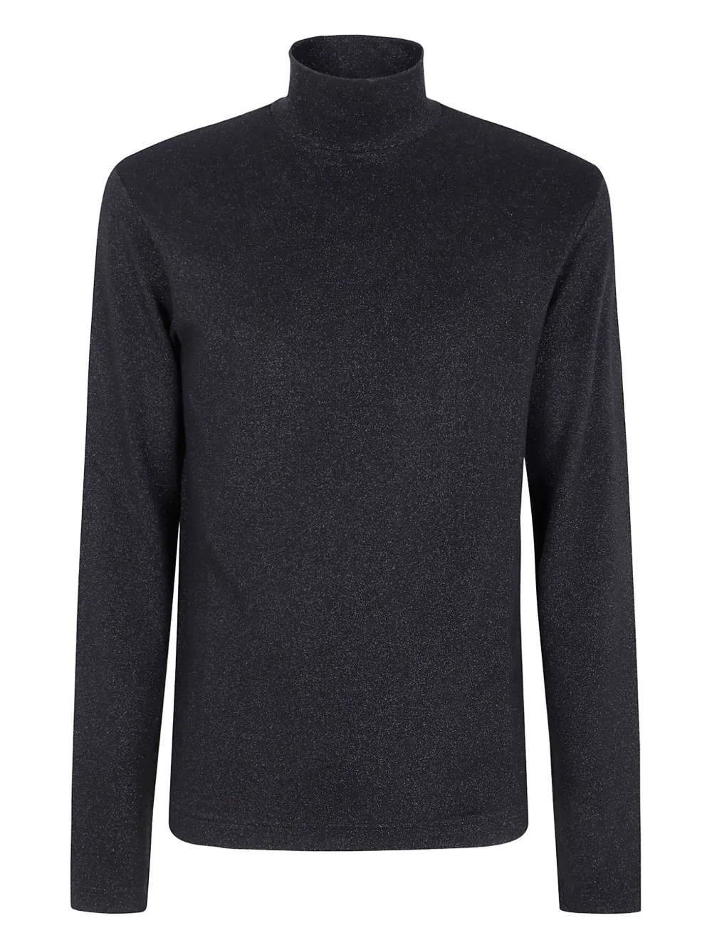 Emporio Armani lurex turtleneck | Black | Image 1