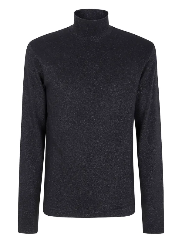 Emporio Armani タートルネック トップ | ブラック | FARFETCH JP
