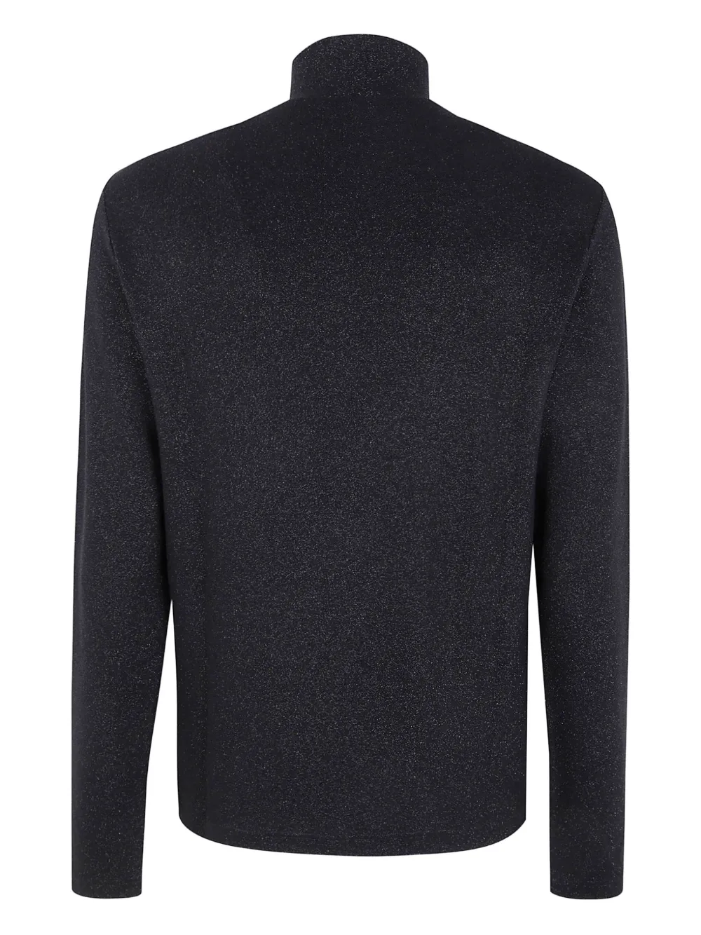 Emporio Armani lurex turtleneck - Zwart