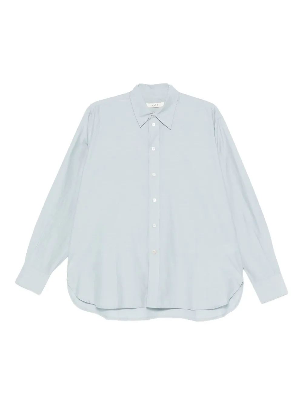 6397 Button-up Poplin Shirt In Blue