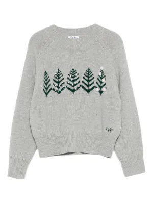 Il Gufo エンブロイダリー セーター | グレー | FARFETCH JP