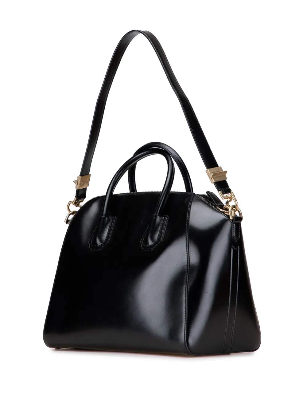 Pre-owned Givenchy 2013 Medium Calfskin Antigona Satchel In Black