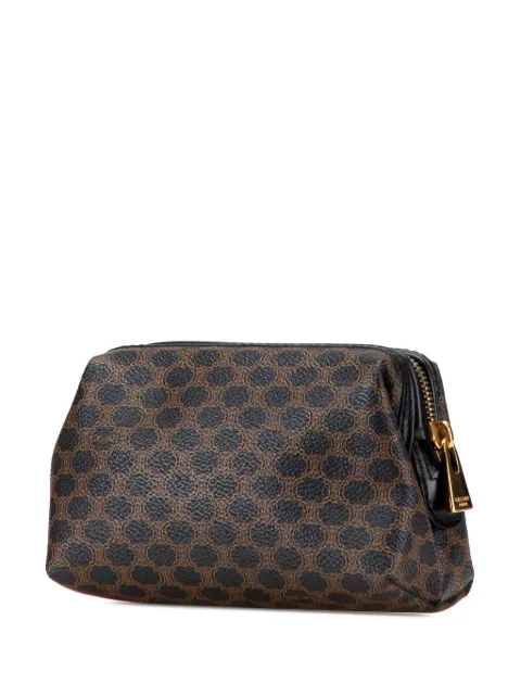 Celine Pre-Owned cosmetiquera de lona revestida Macadam 1998