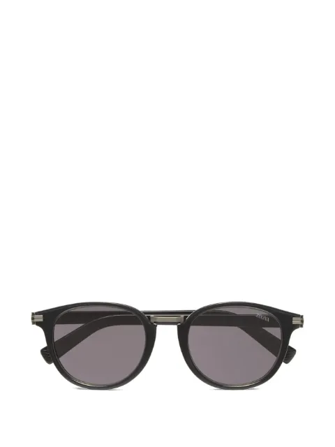 Zegna Sonnenbrille mit rundem Gestell