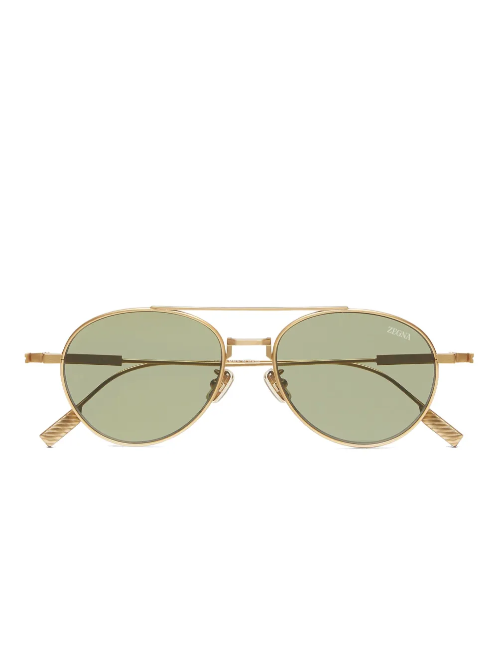 Zegna pilot-frame sunglasses | Gold | Image 1