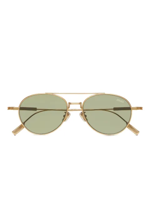 Zegna pilot-frame sunglasses