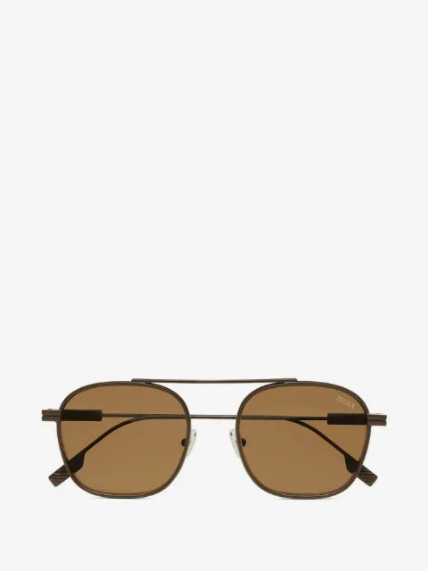 Zegna Orizzonte I geometric-frame sunglasses
