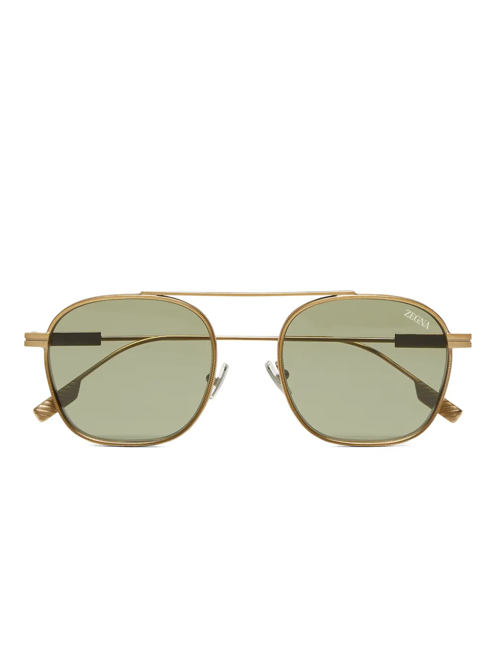 Zegna square-frame sunglasses | Gold | Image 1