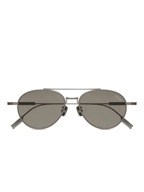 Zegna pilot-frame sunglasses