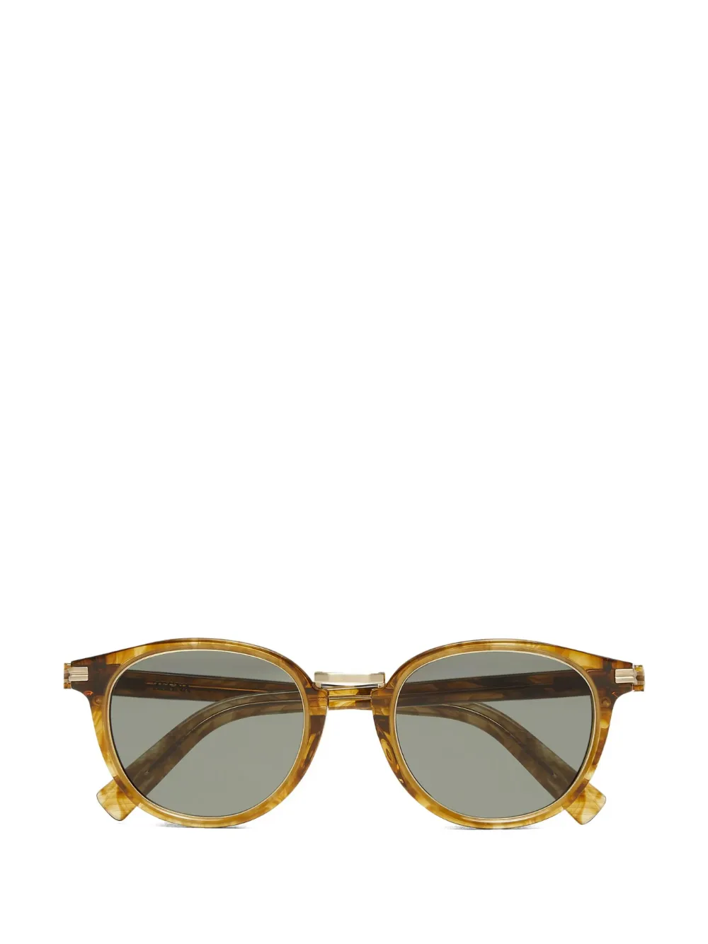 Zegna Occhiali da sole tondi - Marrone