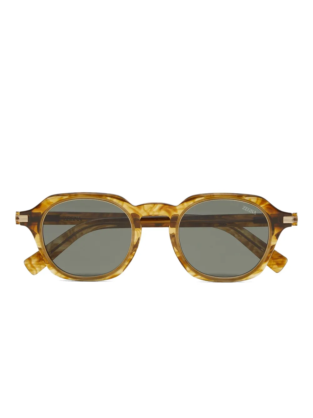 Zegna round-frame sunglasses | Brown | Image 1