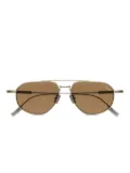 Zegna pilot-frame sunglasses - Gold
