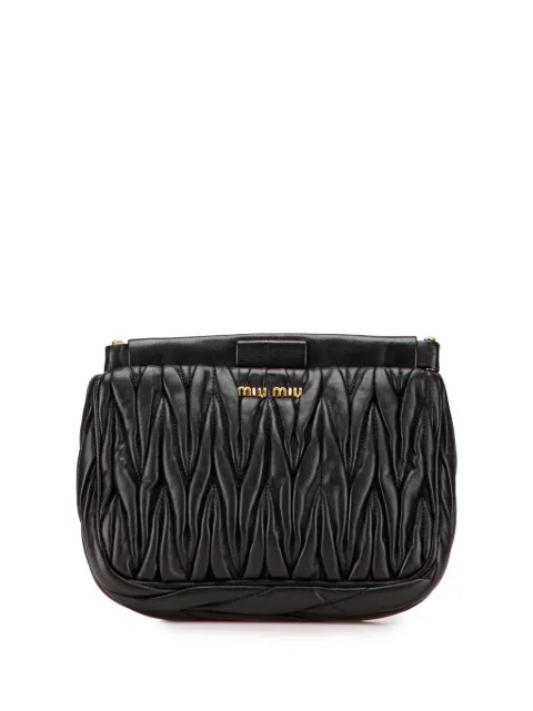 Miu Miu Pre-Owned 2010-2025 Matelasse Nappa pouch