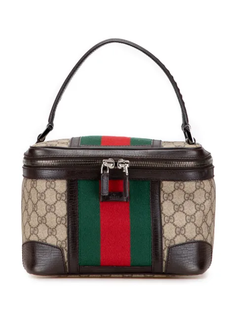 Gucci Pre-Owned 2000-2015 GG Supreme Web Cosmetic Bag vanity bag