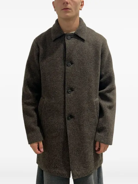 RAYNE 1896 buttoned wool coat
